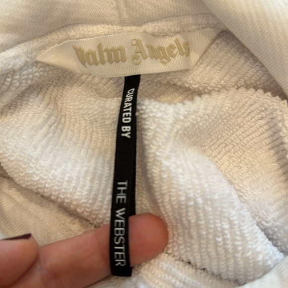 🎉Host Pick🎉 PALM ANGELS X THE WEBSTER LIMITED EDITION SQUARE LEAF HOODIE Sz M - Picture 4 of 5